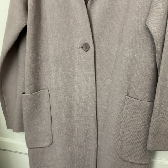 Magaschoni coat size XL taupe color - Picture 5 of 13
